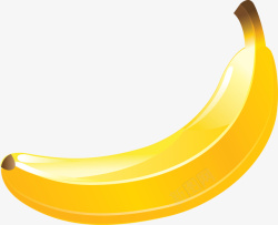 手绘透明香蕉素材素材