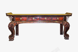中国复古桌柜中国风复古书桌矮桌免扣高清图片