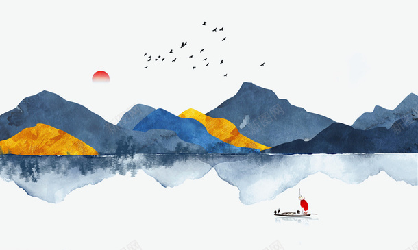 山水画图片海报素材下载png免抠素材_88icon https://88icon.com 图片 山水 山水画壁纸 海报 画 素材下载