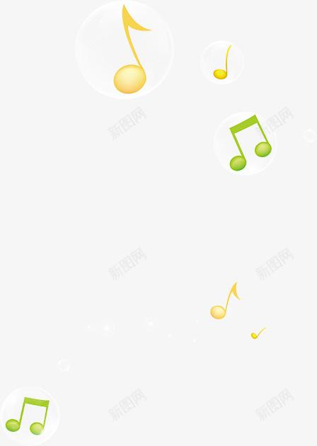 音乐节的音符png免抠素材_88icon https://88icon.com 音符 音乐节 漂浮元素 音乐
