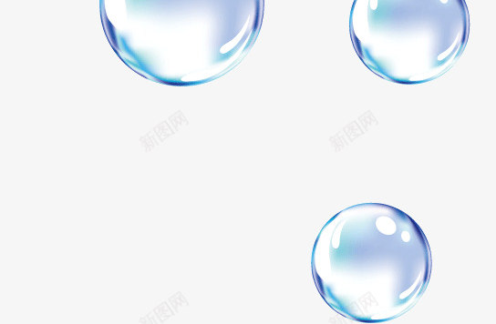 水珠气泡模板漂浮装饰png免抠素材_88icon https://88icon.com 气泡 水珠 泡泡 漂浮 装饰