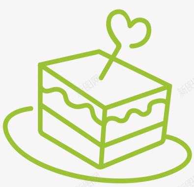 蛋糕矢量蛋糕3图标