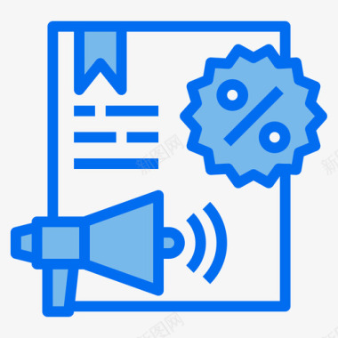 蓝色相册折扣数字营销213蓝色图标