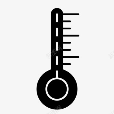 摄氏温度计摄氏度寒冷图标