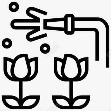 水植物花卉图标