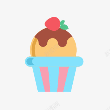 甜品杯子蛋糕图标