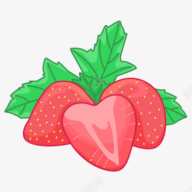 巧克力草莓天天鲜果店草莓图标