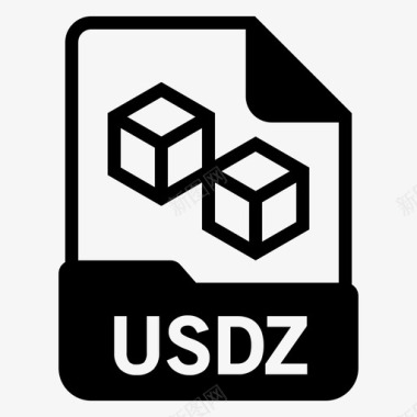 3d糖果矢量图usdz文件格式图标