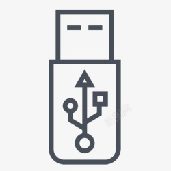 简约电子商务科技商务ICON图标AI矢量图案24简素材