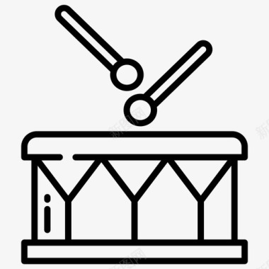 鸡腿玩具52轮廓图标