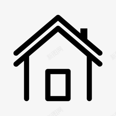 房产住宅单页住宅建筑房屋图标