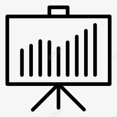 矢量报表财务业务图表图标