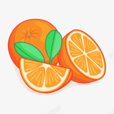 天天鲜果店橙子图标