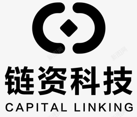 矢量LOGO圆环标识设计链资logo3图标