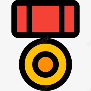 检查防御防御徽章22线性颜色图标