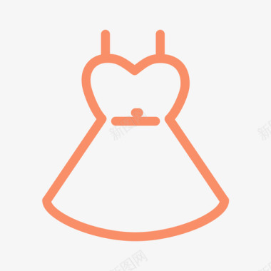 吊带裙图标