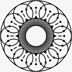 几何创意神秘花纹图案AI矢量印刷47几何创意神秘花素材