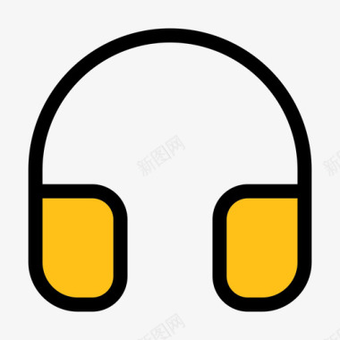 标志图标免扣headphonescolor图标