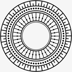 几何创意神秘花纹图案AI矢量印刷31几何创意神秘花素材