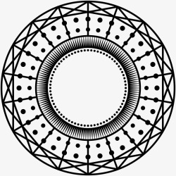 几何创意神秘花纹图案AI矢量印刷43几何创意神秘花素材