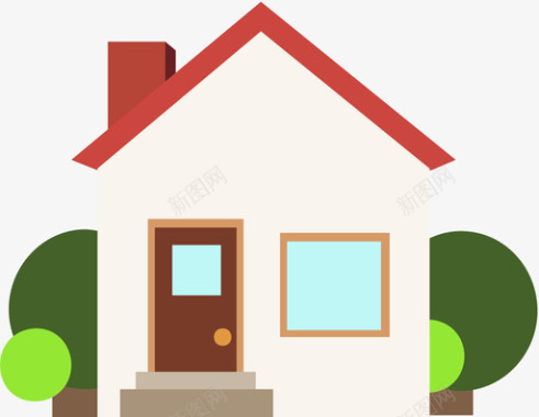 小房子免抠小房子图标