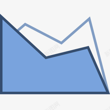 icon折线面积图s图标