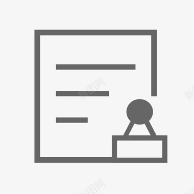 合同素材合同查询图标