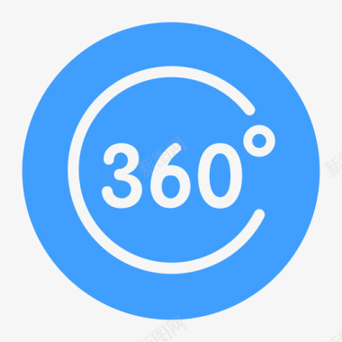 360全景客户360度视图图标