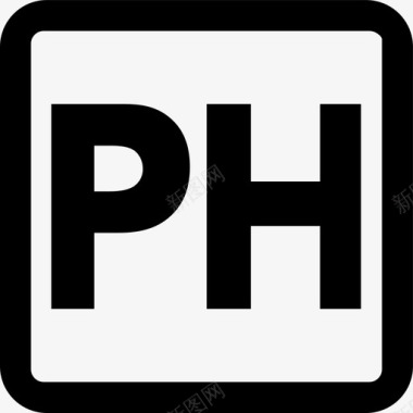 ph酸碱度PH值图标