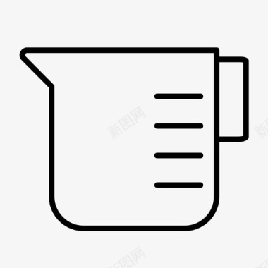 液体量杯图标