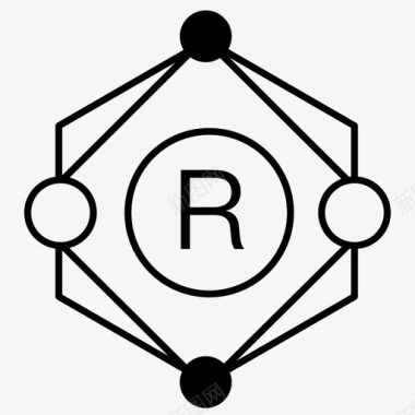 商标R标志商标图标