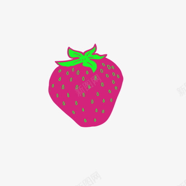 背景图草莓o图标