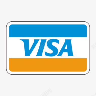 信用卡支付VISA支付图标