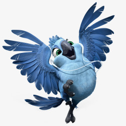 rio2carla鹦鹉图标懒人免扣透明合成情人节新素材