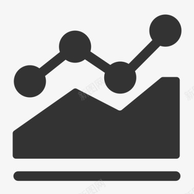 矢量图块行情块a图标