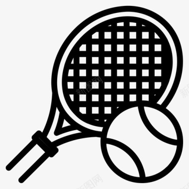 网球网球球游戏图标