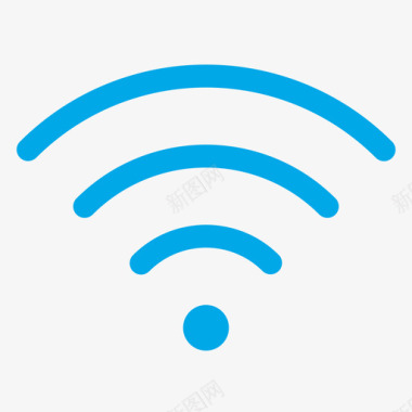 联通无线无线网WiFi线性图标