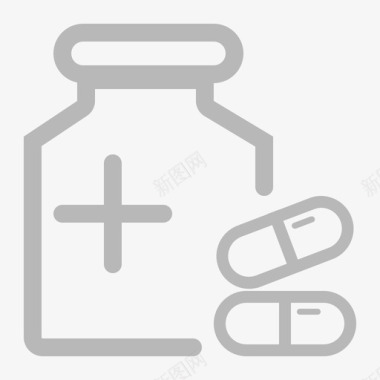 基本信息icoico线性图标药库管理库存盘点新图标