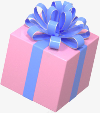 粉色礼品盒图免扣礼物礼品礼盒Gift图标