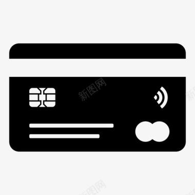 银行卡芯片信用卡图标