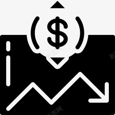 自由收缩财务自由职业者5填充图标