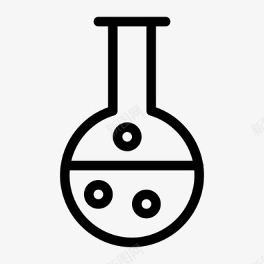 实验与科学烧杯教育烧瓶图标