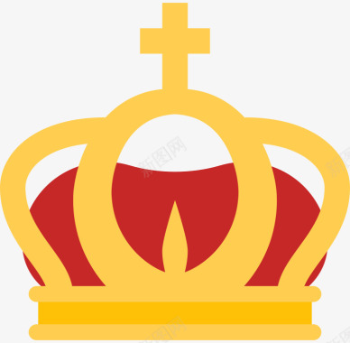 王冠与SVG矢量插图Icons8插图UI会员VIP图标