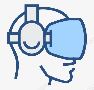 头盔VR头盔图标