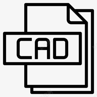 屋顶花园cadCad文件文件格式1线性图标