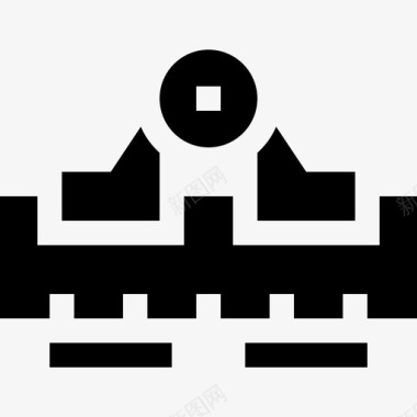 卡尺创意流程88填充图标