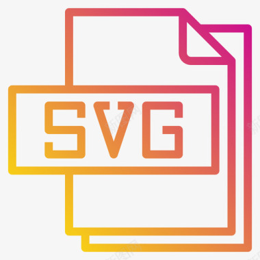 SVGSvg文件文件格式3渐变图标