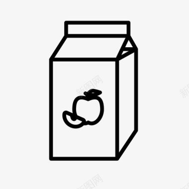 苹果汁苹果新鲜图标
