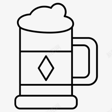 啤酒啤酒杯活动管理常规系列330图标