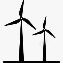 风能发电机风力涡轮机惠利吉格风能高清图片
